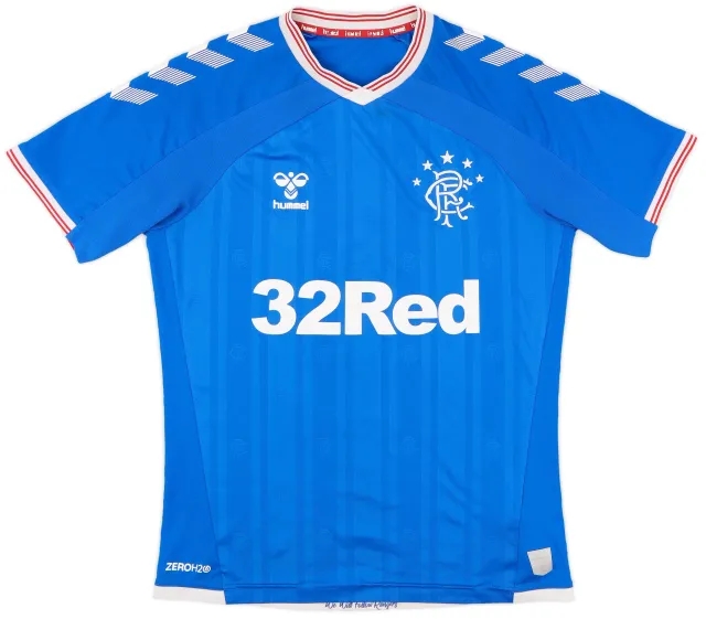 Hummel 2019-20 Rangers Home Shirt - 6/10 - (M)