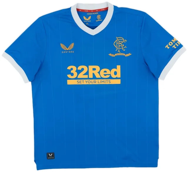 Castore 2021-22 Rangers Home Shirt - 6/10 - (XL)