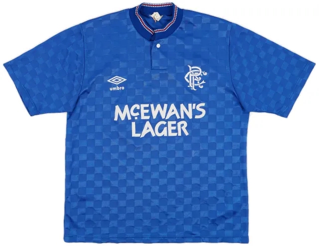 Umbro 1987-90 Rangers Home Shirt - 8/10 - (S)