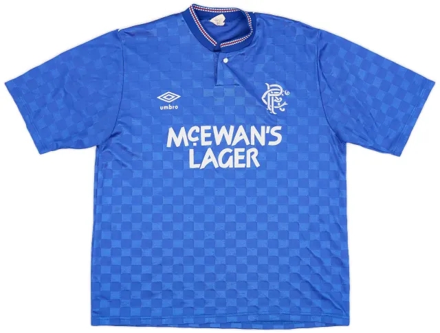 Umbro 1987-90 Rangers Home Shirt - 8/10 - (M)