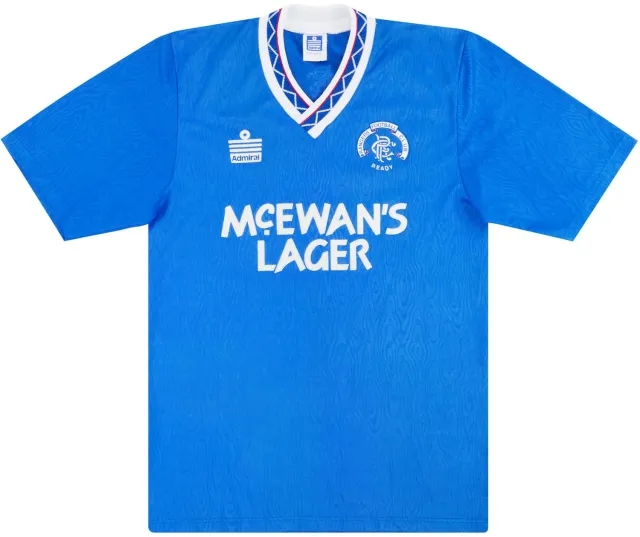 Admiral 1990-92 Rangers Home Shirt - 6/10 - (L)