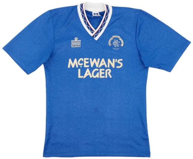 Admiral 1990-92 Rangers Home Shirt - 5/10 - (S)