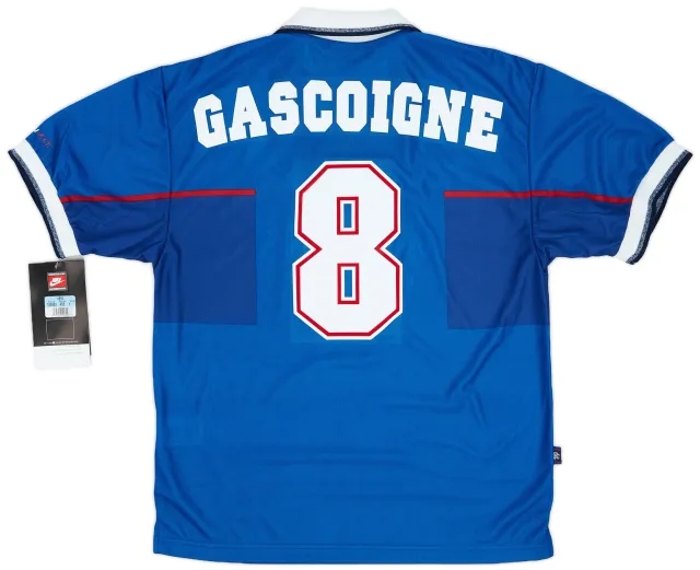 Nike 1997-99 Rangers Home Shirt Gascoigne #8 (M)