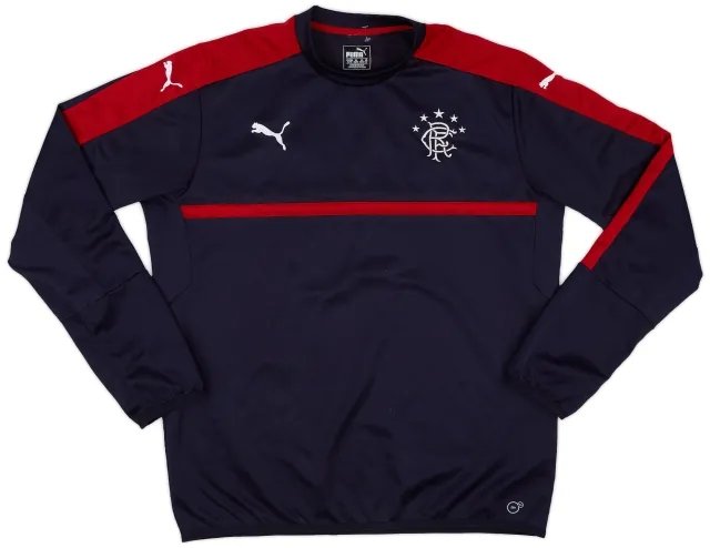 2016-17 Rangers Puma Sweat Top - 9/10 - (XL)