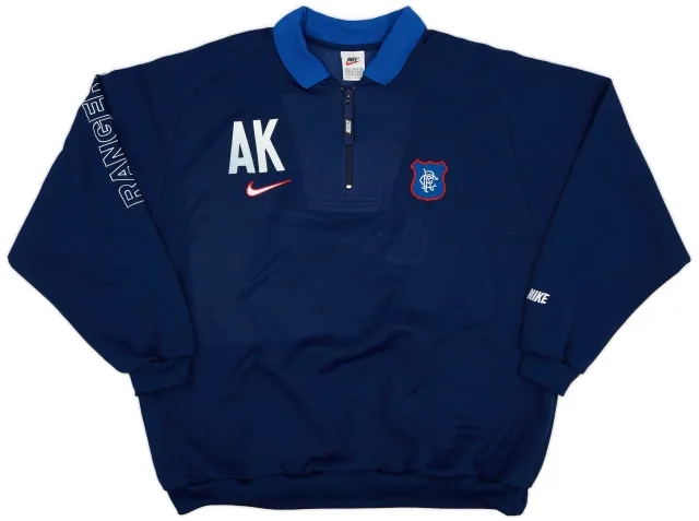 1997-98 Rangers Staff Issue Nike 1/2 Zip Top (AK)