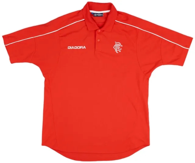 2004-05 Rangers Diadora Polo Shirt - 9/10 - (M)