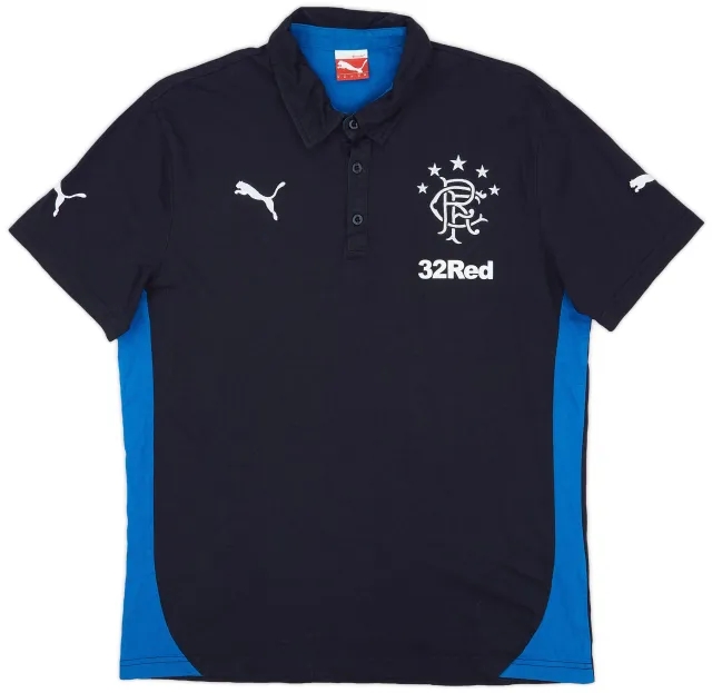 2013-14 Rangers Puma Polo Shirt - 9/10 - (M)