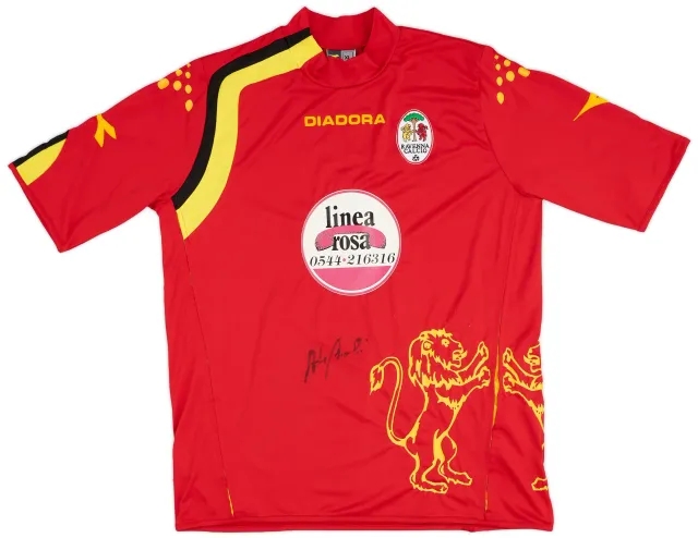 Diadora 2006-07 Ravenna Signed Home Shirt - 8/10 - (XL)