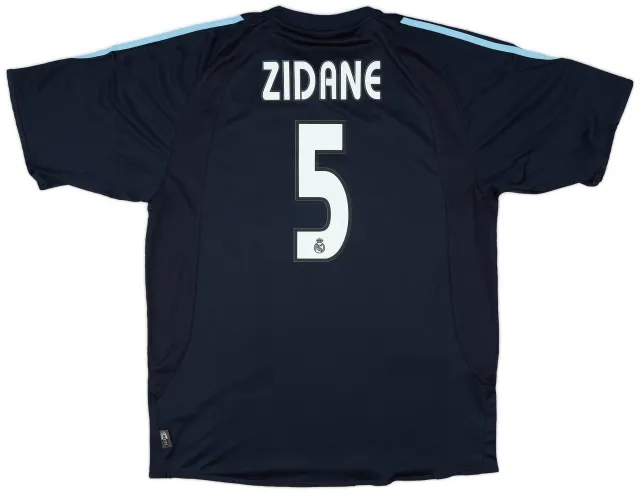 adidas 2003-04 Real Madrid Away Shirt Zidane #5 (L)