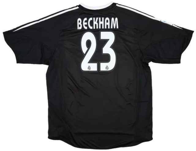 adidas 2004-05 Real Madrid Away Shirt Beckham #23 (XL)
