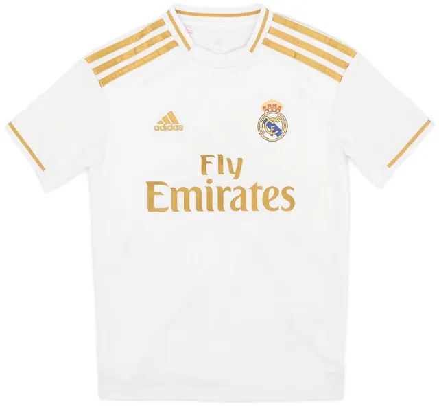 adidas 2019-20 Real Madrid Home Shirt - 6/10 - (S.Boys)