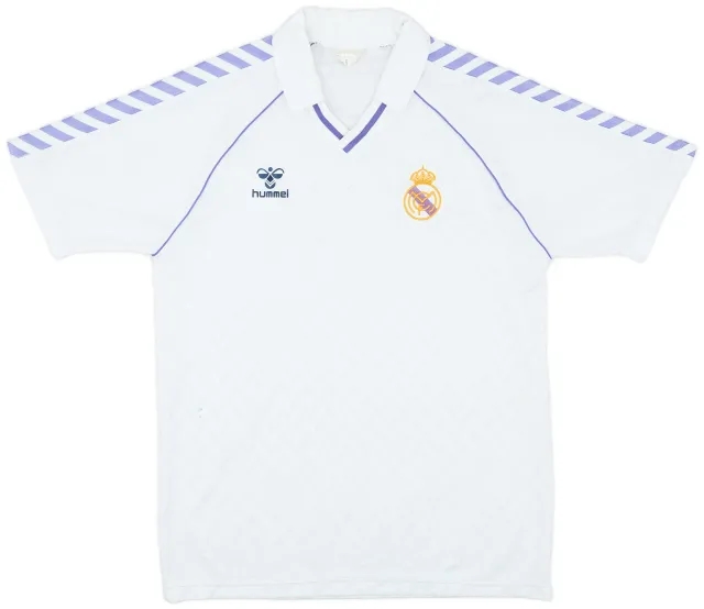 Hummel 1986-88 Real Madrid Home Shirt - 5/10 - (L)