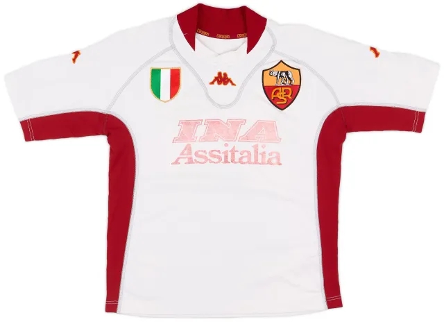 Kappa 2001-02 Roma Away Shirt - 5/10 - (S)