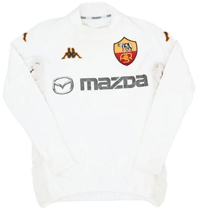Kappa 2002-03 Roma Away L/S Shirt - 6/10 - (S)