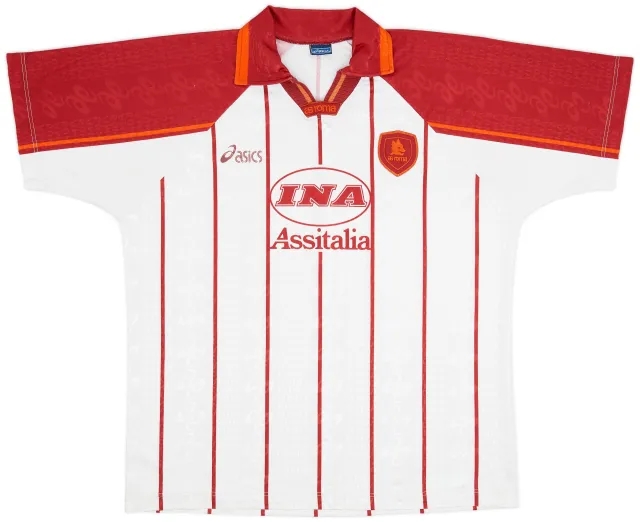 Asics 1996-97 Roma Away Shirt - 8/10 - (XXL)