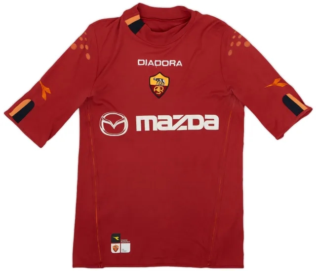 Diadora 2004-05 Roma Home Shirt - 7/10 - (M)