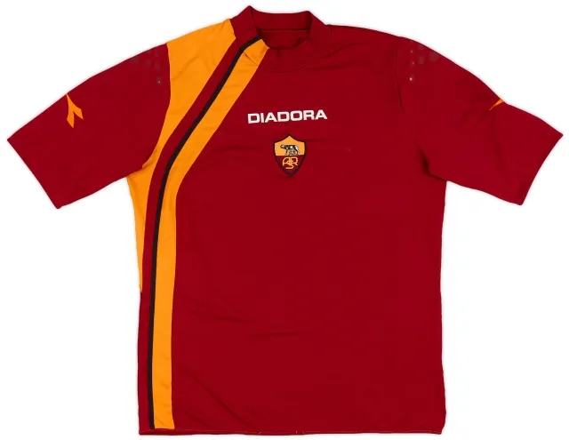 Diadora 2005-06 Roma Home Shirt - 6/10 - (L)