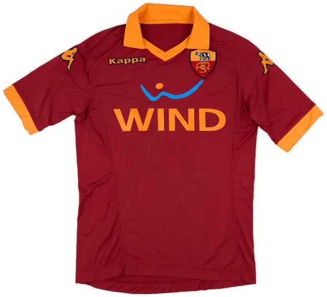 Kappa 2012-13 Roma Home Shirt #22 - 5/10 - (M)