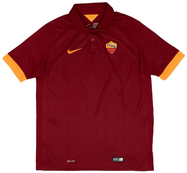 Nike 2014-15 Roma Home Shirt - 7/10 - (XL.Boys)