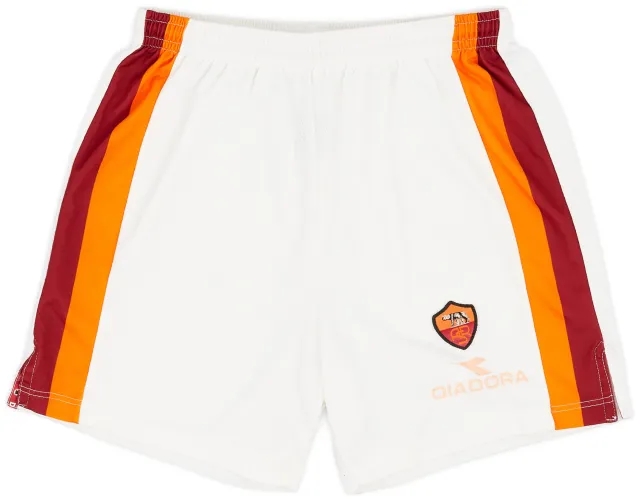 Diadora 1998-99 Roma Home Shorts - 9/10 - (M)