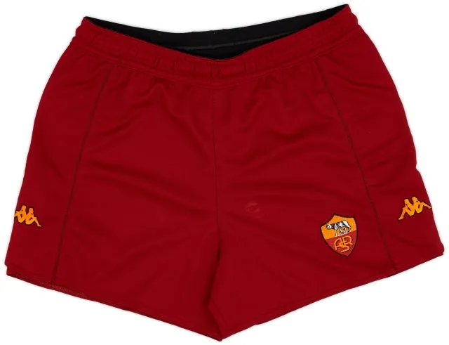 Kappa 2000-01 Roma Alternate Home Shorts - 8/10 - (XXL)