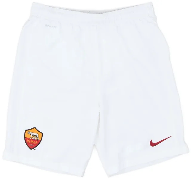 Nike 2014-15 Roma Home Shorts - 9/10 - (L.Boys)