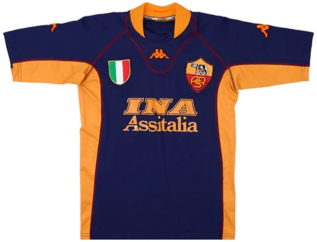 Kappa 2001-02 Roma Third Shirt - 6/10 - (M)