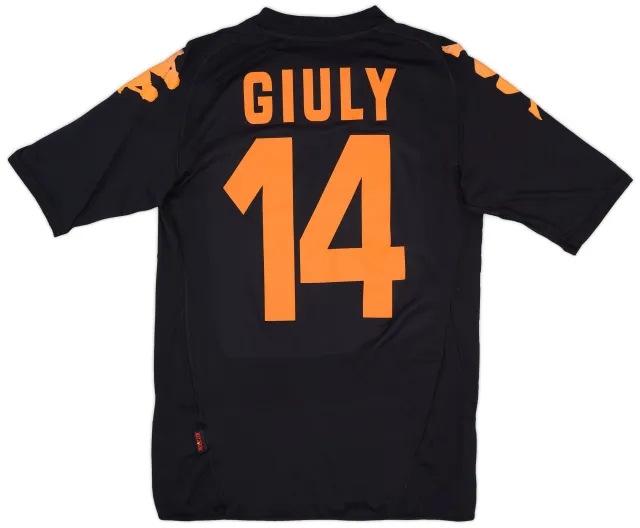 Kappa 2007-08 Roma Third Shirt Giuly #14 - 5/10 - (L)