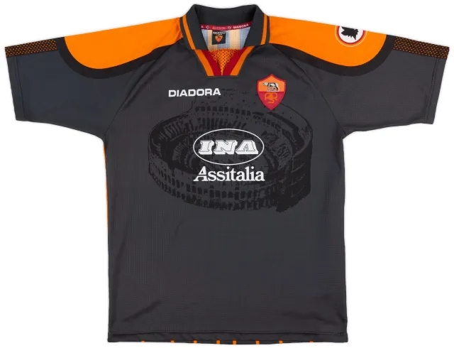 Diadora 1997-98 Roma Third Shirt - 9/10 - (L)
