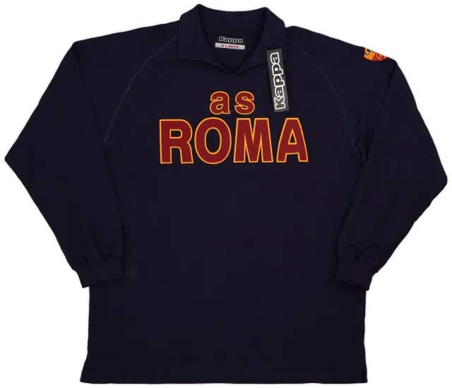2003-04 Roma Kappa Polo L/S Shirt (XL)
