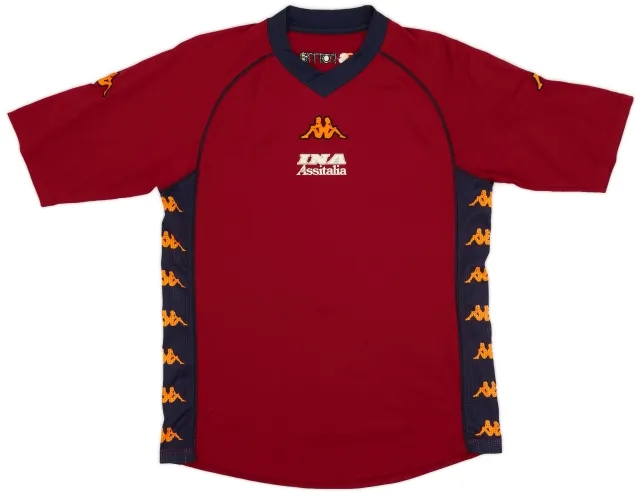 2001-02 Roma Kappa Training Shirt - 6/10 - (M)