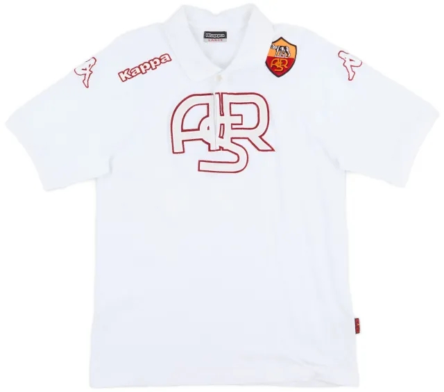 2008-09 Roma Kappa Polo Shirt - 8/10 - (L)