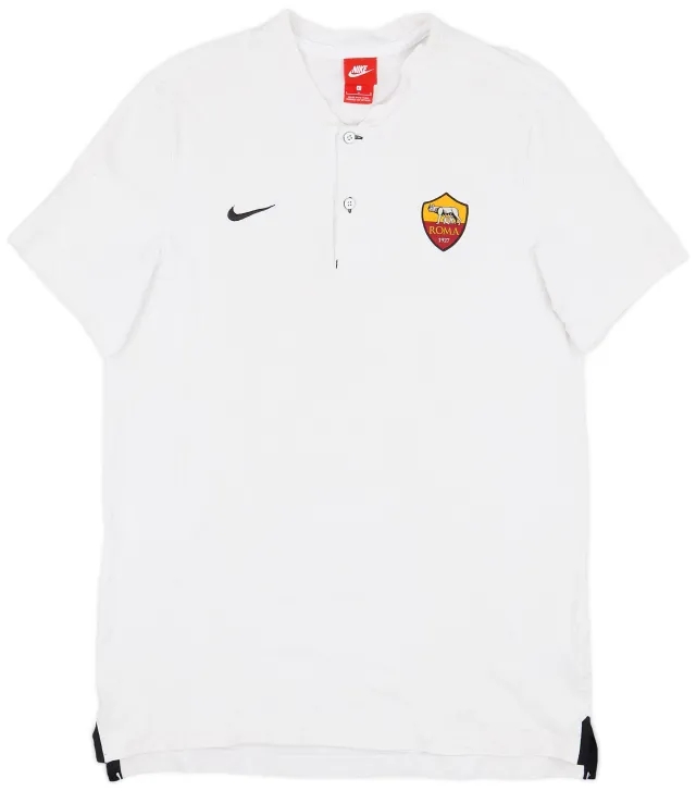 2017-18 Roma Nike Polo Shirt - 8/10 - (L)
