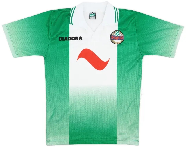 Diadora 1996-98 Rapid Vienna Home Shirt - 9/10 - (S)