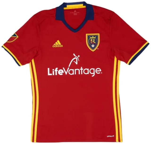 adidas 2016 Real Salt Lake Home Shirt - 9/10 - (S)