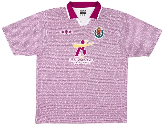 Umbro 2003 Real Valladolid '75th Anniversary' Shirt - 10/10 - (XL)