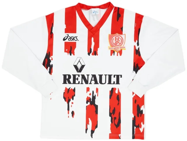 Asics 1994-95 Rot-Weiss Essen Home L/S Shirt - 9/10 - (XXS)