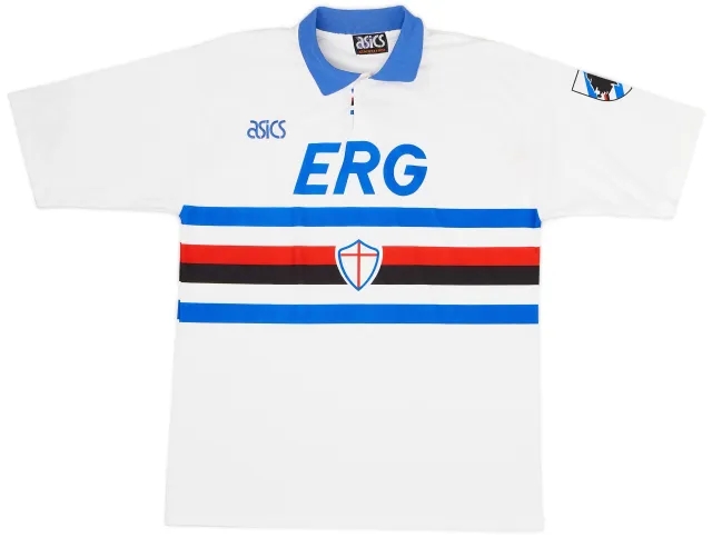 Asics 1992-94 Sampdoria Away Shirt - 8/10 - (XL)