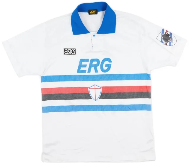 Asics 1993-94 Sampdoria Away Shirt - 8/10 - (M)