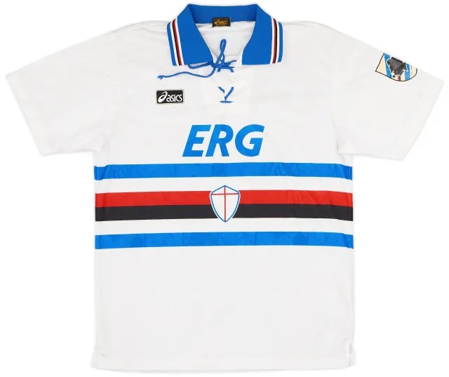 Asics 1994-95 Sampdoria Away Shirt - 8/10 - (L)