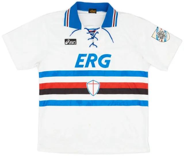 Asics 1994-95 Sampdoria Away Shirt - 7/10 - (L)