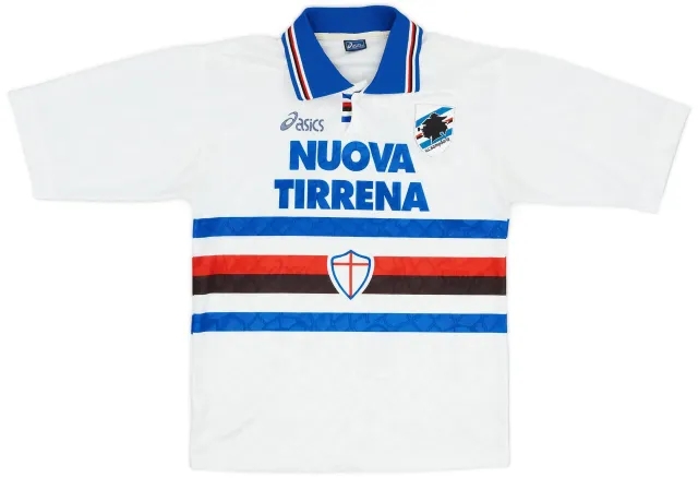 Asics 1995-96 Sampdoria Away Shirt - 9/10 - (S)