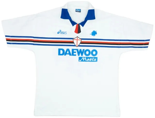 Asics 1998-99 Sampdoria Away Shirt - 7/10 - (XXL)