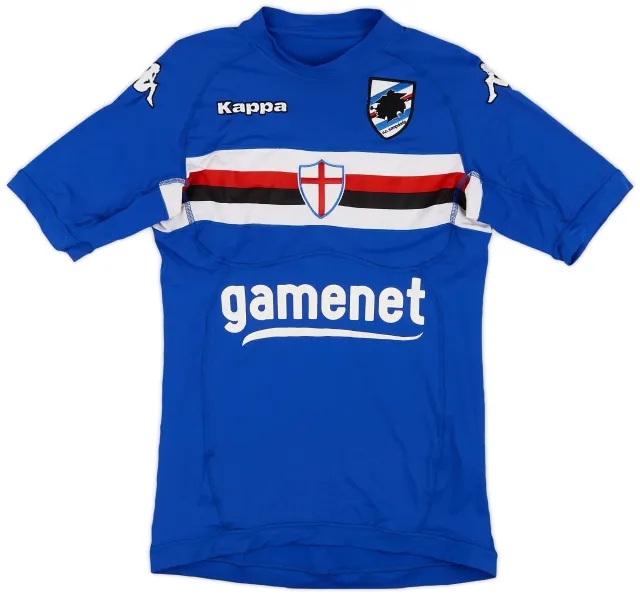 Kappa 2011-12 Sampdoria Home Shirt - 7/10 - (S)