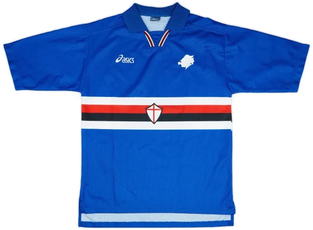 Asics 1996-97 Sampdoria Home Shirt - 9/10 - (XL)