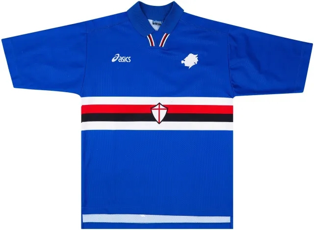 Asics 1996-97 Sampdoria Home Shirt - 6/10 - (L)