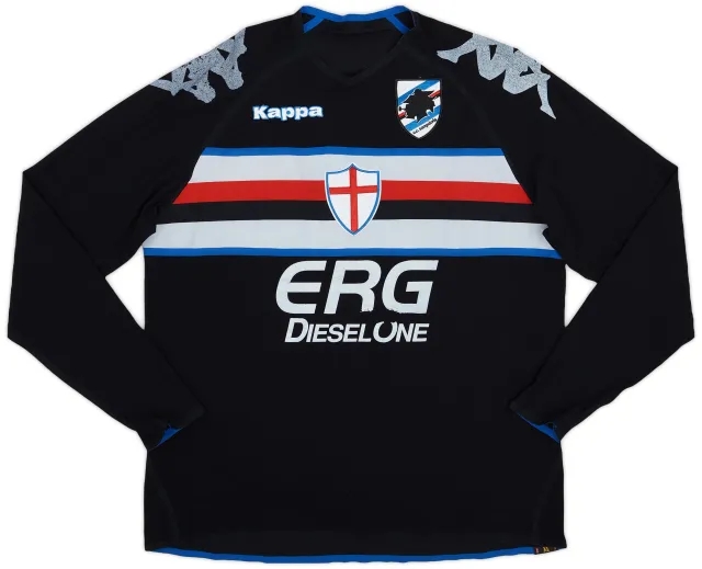 Kappa 2006-07 Sampdoria Player Issue Third L/S Shirt - 5/10 - (XL)