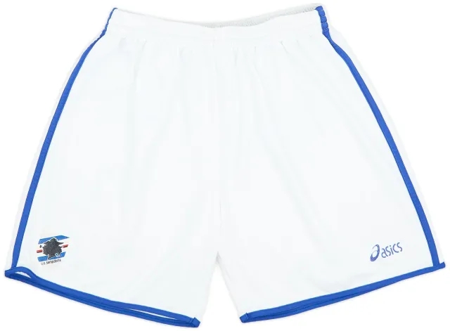 Asics 2003-04 Sampdoria Home Shorts - 6/10 - (L)