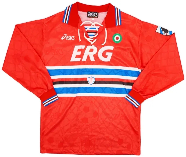 Asics 1994-95 Sampdoria Third L/S Shirt - 9/10 - (M)