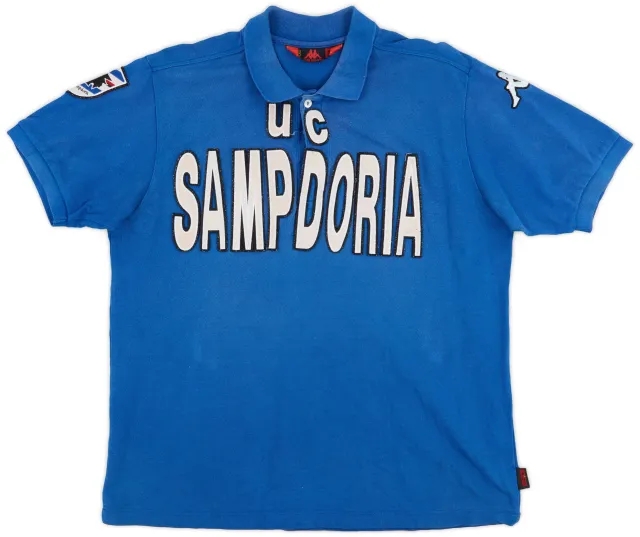2008-09 Sampdoria Kappa Polo Shirt - 6/10 - (M)